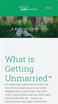 Mobile Screenshot of getting-unmarried.com